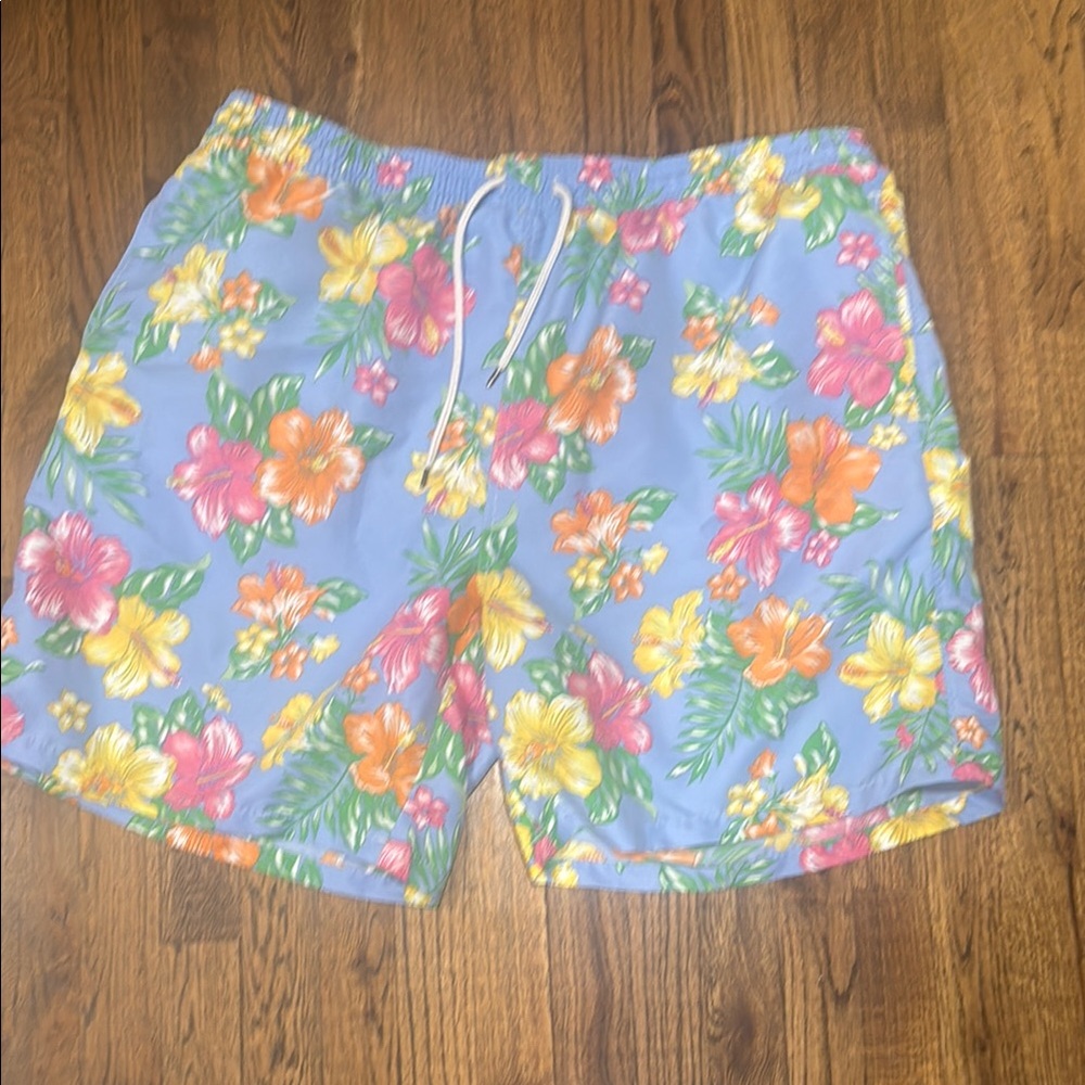 Polo by Ralph Lauren Blue and Yellow Hybrid Shorts 3XB